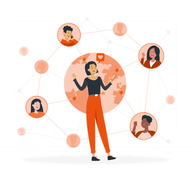 Connection with companies that actively recruit international students